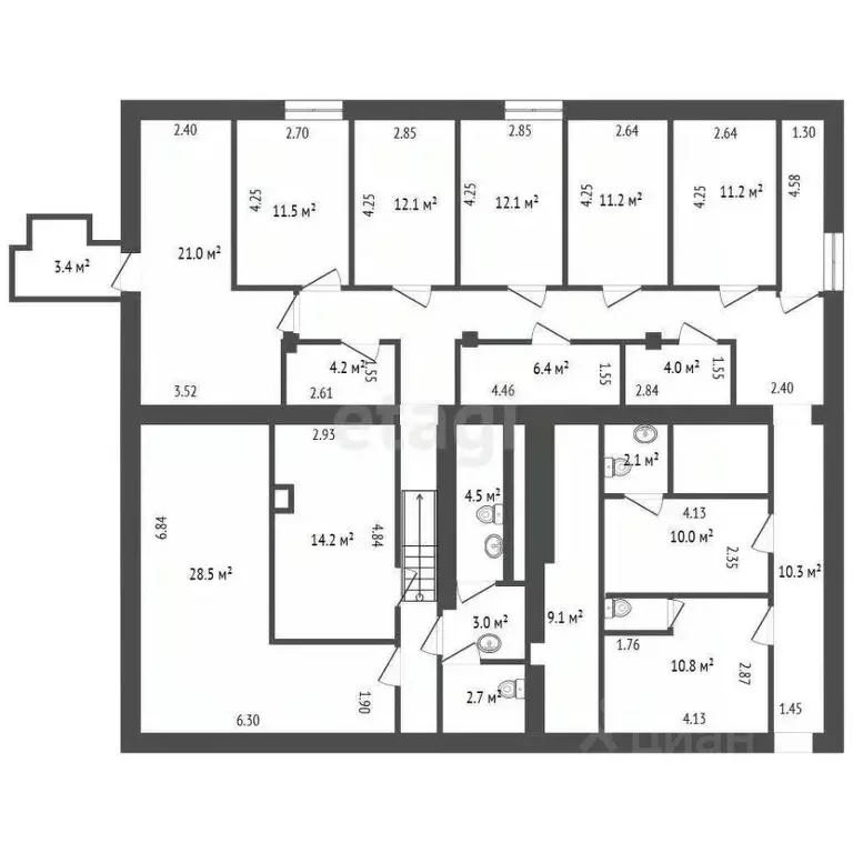 Офис в Санкт-Петербург 2-я Васильевского острова линия, 39/16 (12 м) - Фото 1