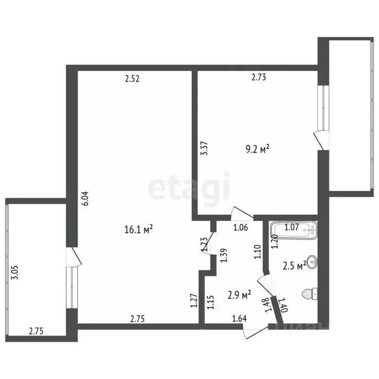 2-к кв. Ростовская область, Мясниковский район, с. Чалтырь ... - Фото 1