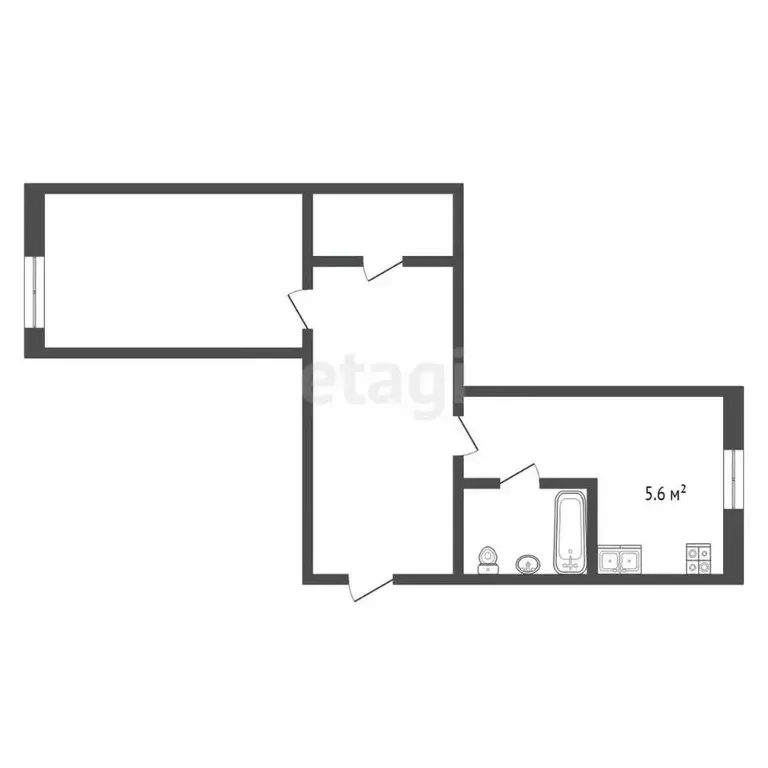 1-к кв. Забайкальский край, Чита ул. Журавлева, 100Б (31.7 м) - Фото 1