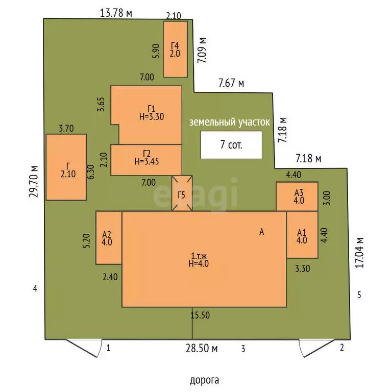 Дом в Нальчик, Российский переулок (150 м) - Фото 1