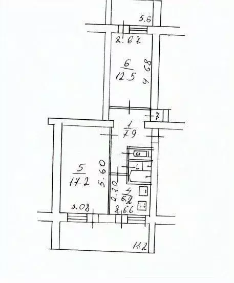 2-к кв. Крым, Алушта муниципальный округ, Партенит пгт ш. Фрунзенское, ... - Фото 2