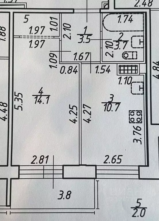 1-к кв. Санкт-Петербург Пулковское ш., 42к6 (34.0 м) - Фото 1