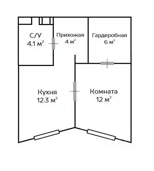 1-к кв. Москва Березовая аллея, 17к2 (38.1 м) - Фото 1