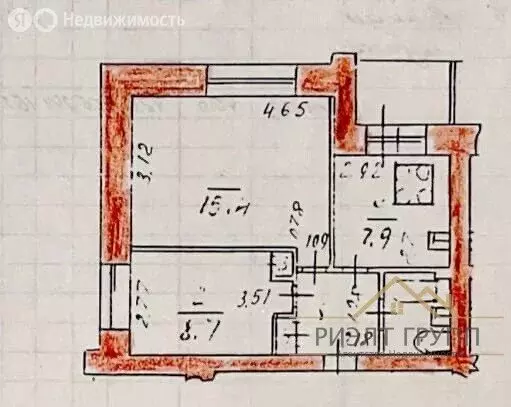 2-комнатная квартира: Казань, улица Маршала Чуйкова, 15 (42.6 м) - Фото 1