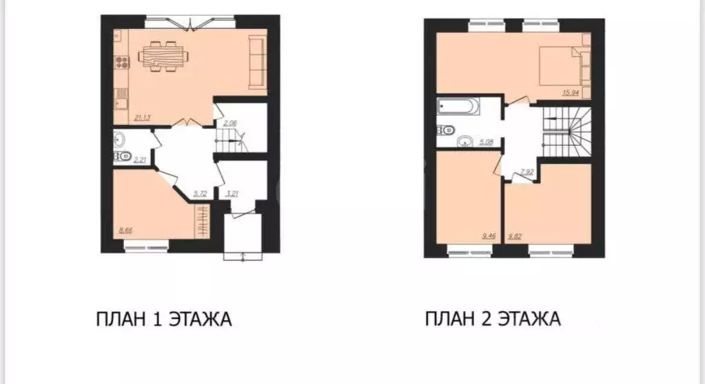 Дом в Татарстан, Лаишевский район, с. Сокуры ул. Сенаторская, 7 (98 м) - Фото 2