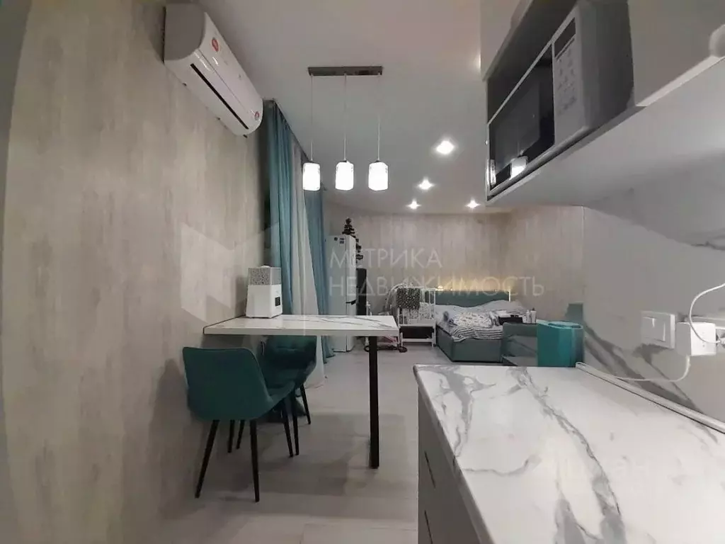 Студия Тюменская область, Тюмень ул. Мельникайте, 150 (38.0 м) - Фото 1