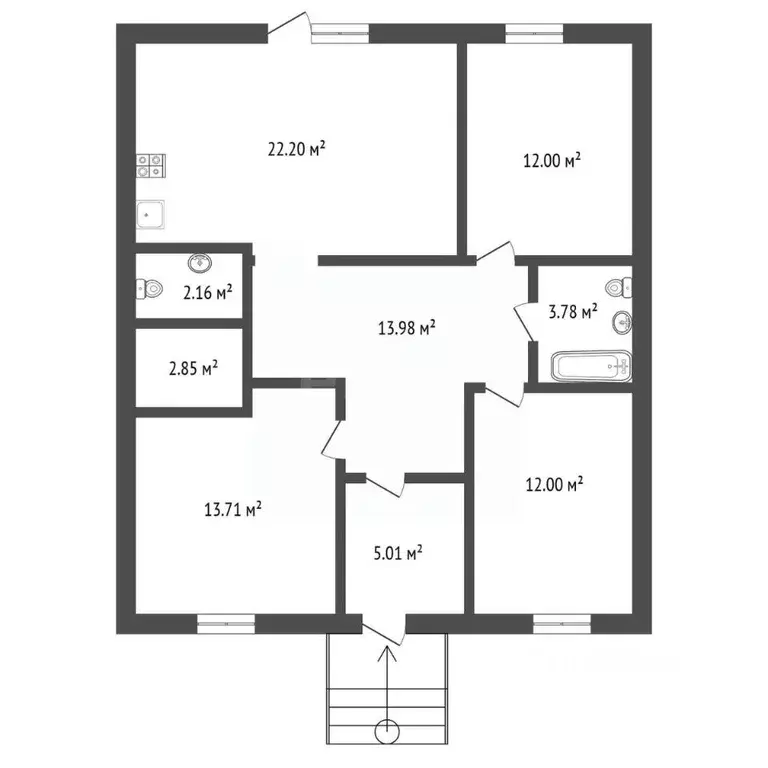 Дом в Воронежская область, с. Новая Усмань ул. Подлесная, 43 (100 м) - Фото 2