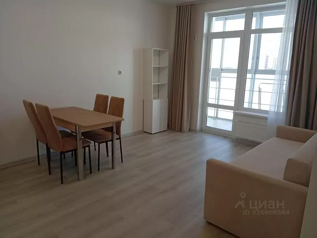 1-к кв. Тюменская область, Тюмень ул. Владимира Бахарева, 1 (45.0 м) - Фото 2