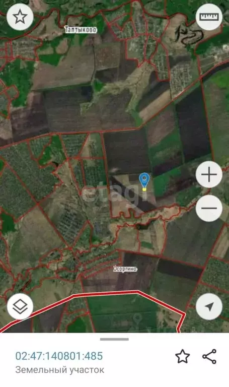 Участок в Башкортостан, Уфимский район, Таптыковский сельсовет, с. ... - Фото 1