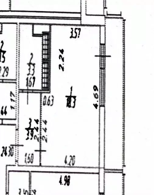 Студия Санкт-Петербург аллея Арцеуловская, 23к1 (25.5 м) - Фото 1