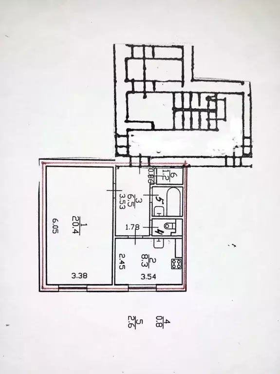 Квартира, 1 комната, 39.7 м - Фото 1