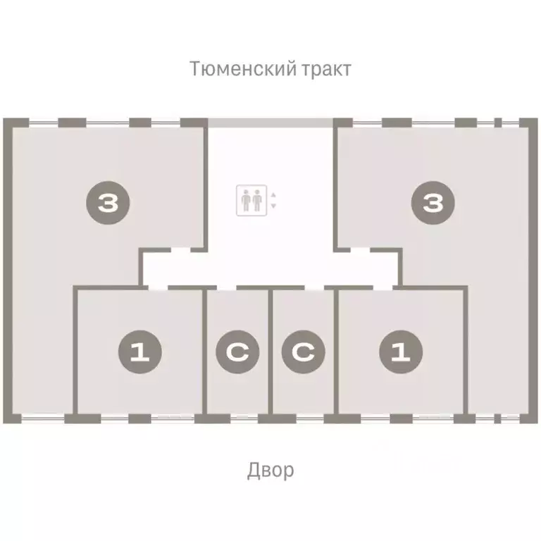Студия Ханты-Мансийский АО, Сургут 35-й мкр, Квартал Новин жилой ... - Фото 1