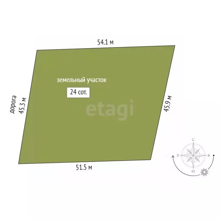 Участок в Ростовская область, Мясниковский район, Краснокрымское ... - Фото 2