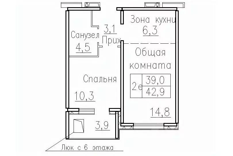 2-к кв. Новосибирская область, Новосибирский район, Мичуринский ... - Фото 1