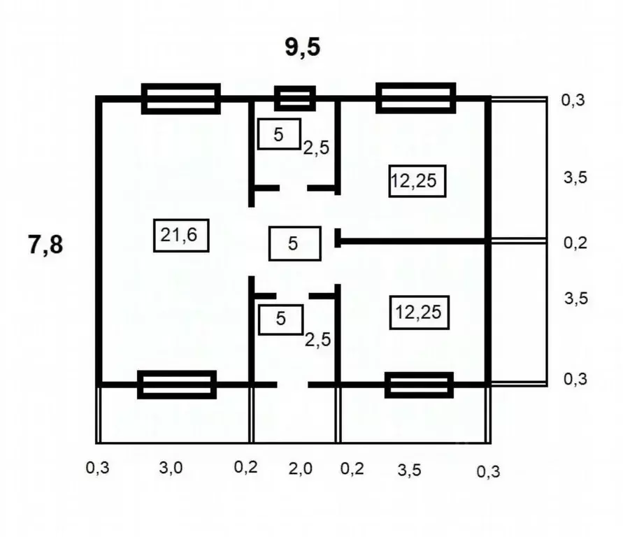 Дом в Севастополь Дружный-2 садоводческое товарищество,  (80 м) - Фото 2