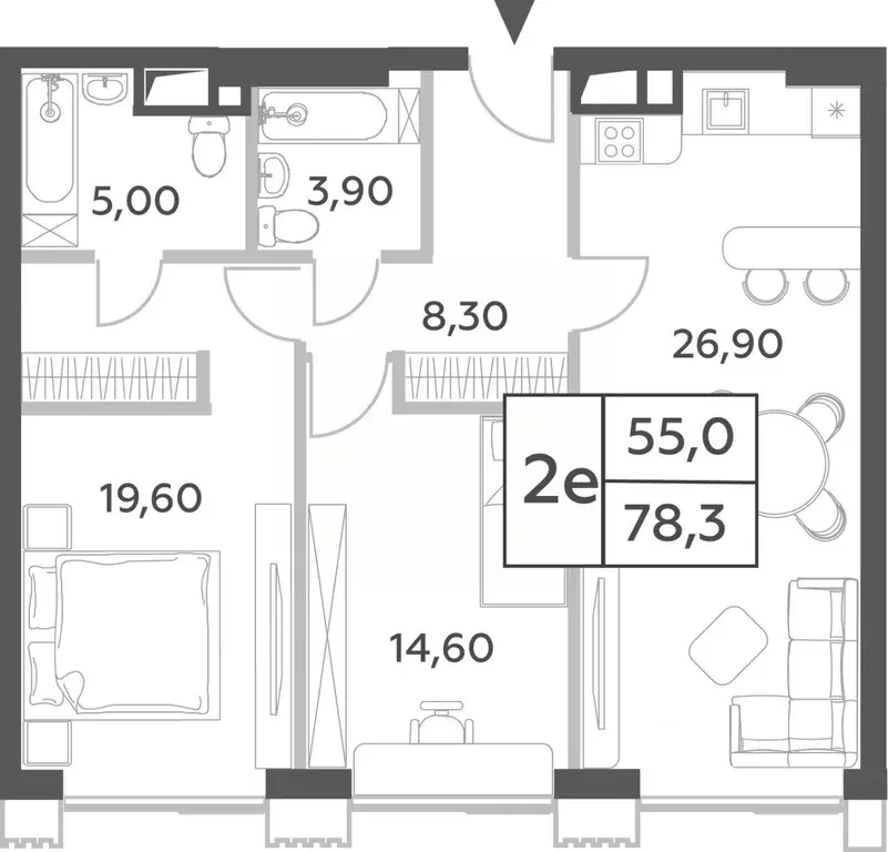 3-к кв. Москва просп. Генерала Дорохова, вл1к1 (78.3 м) - Фото 0