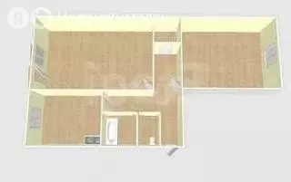 2-комнатная квартира: Долинск, Сахалинская улица, 6А (47.5 м) - Фото 1