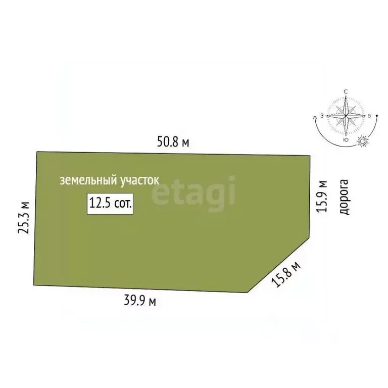 Участок в Камчатский край, Елизово Пограничный мкр,  (12.49 сот.) - Фото 2