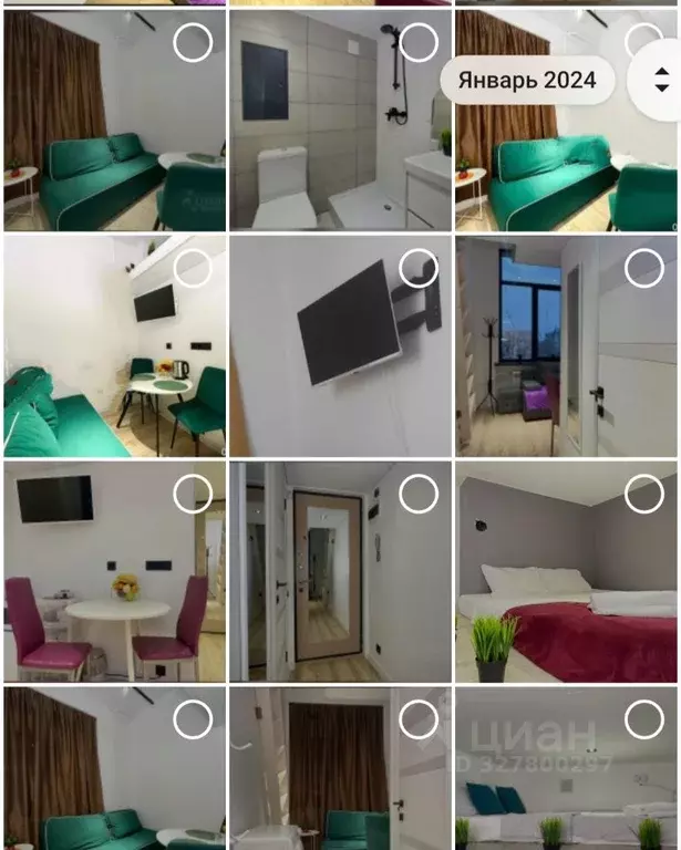 Студия Москва 2-й Амбулаторный проезд, 8С3 (16.0 м) - Фото 1