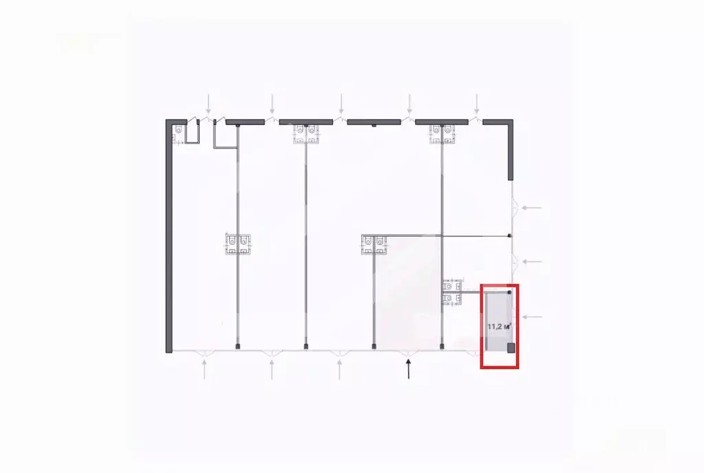 Помещение свободного назначения в Москва Тушинская ул., 24С15 (11 м) - Фото 2