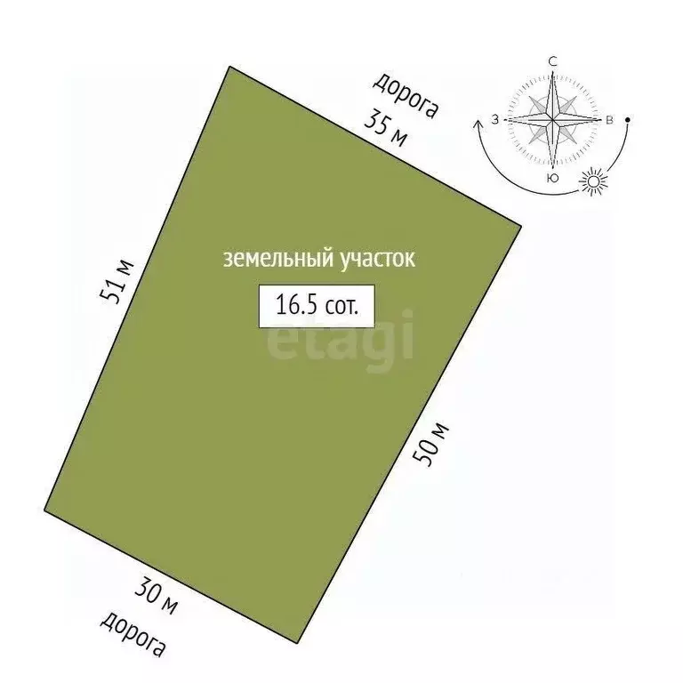 Участок в Московская область, Клин городской округ, д. Марфино 1 (16.5 ... - Фото 2
