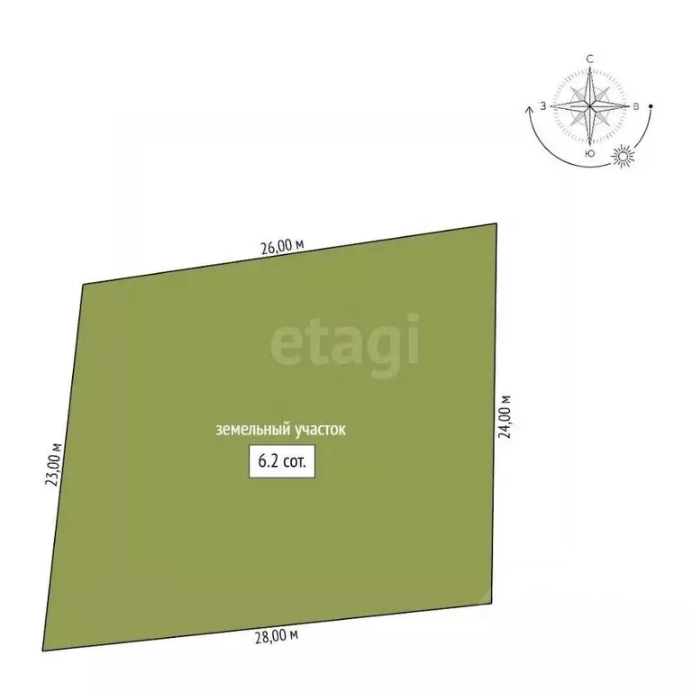 Участок в Амурская область, Благовещенск Рассвет СТ, 78 (6.2 сот.) - Фото 2