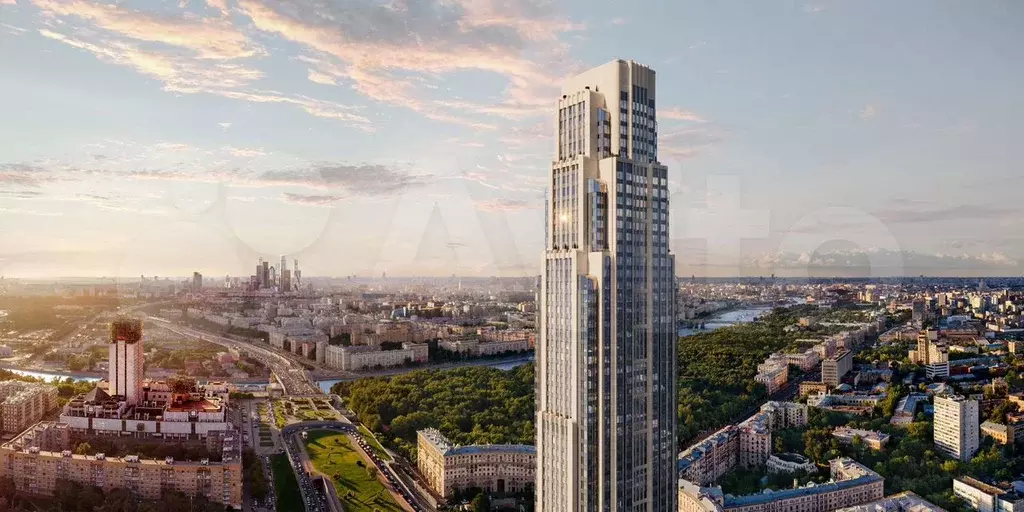 3-к. квартира, 98,9 м, 54/75 эт. - Фото 0