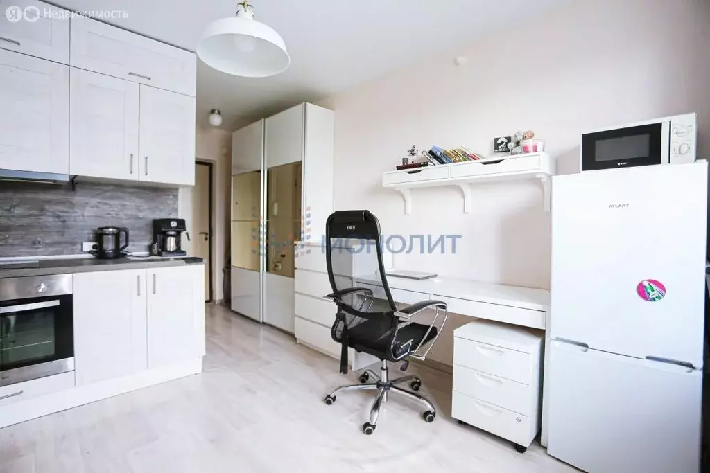 Квартира-студия: Нижний Новгород, улица Бориса Видяева, 18 (18.7 м) - Фото 0