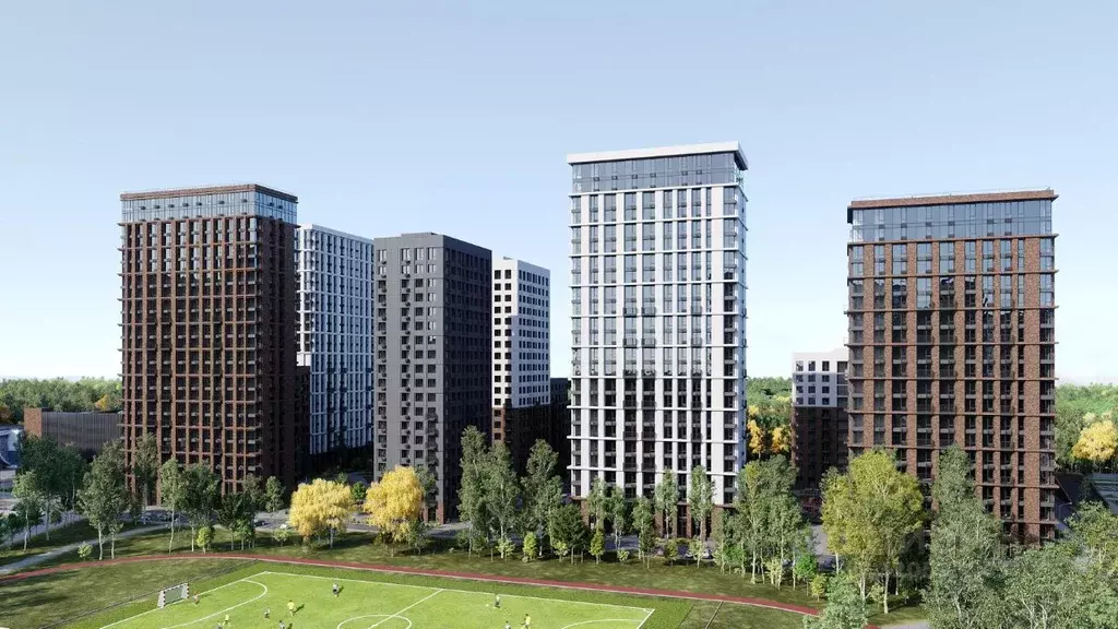 2-к кв. Татарстан, Казань ул. Рауиса Гареева (44.74 м) - Фото 1