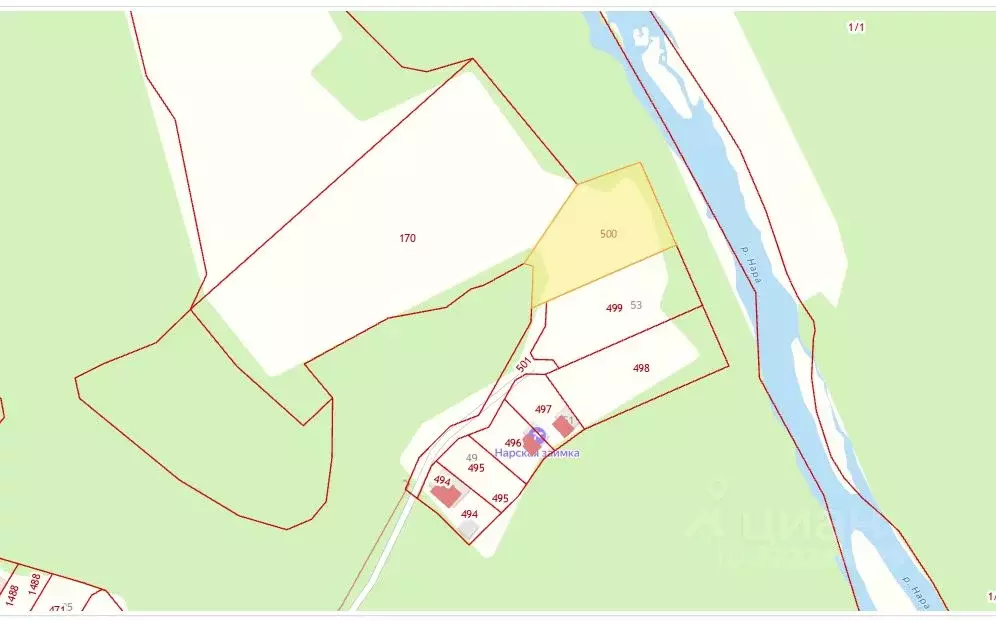 Участок в Калужская область, Жуковский муниципальный округ, Чубарово ... - Фото 1