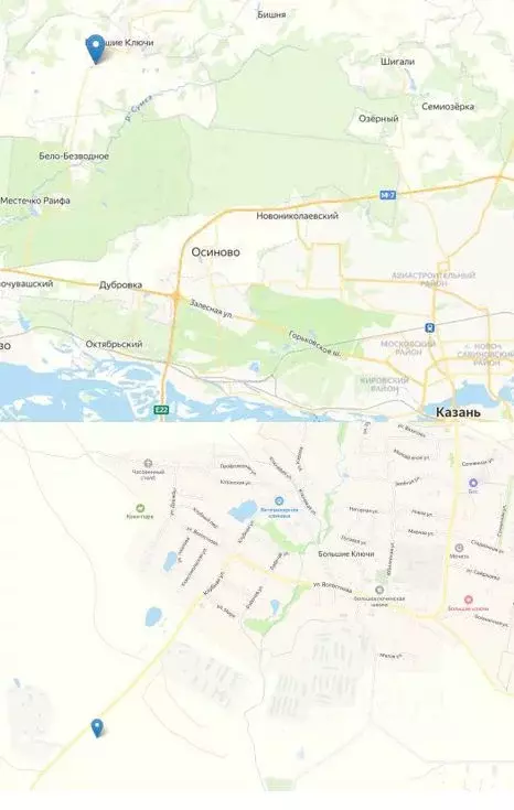 Участок в Татарстан, Зеленодольский район, Большеключинское с/пос, с. ... - Фото 2