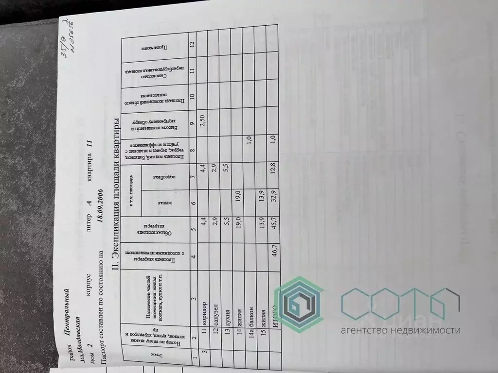 2-к кв. Калининградская область, Калининград Молдавская ул., 2 (46.7 ... - Фото 1