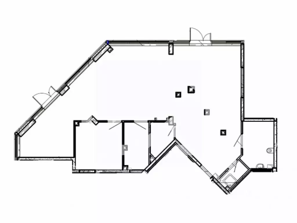 Торговая площадь в Москва наб. Марка Шагала, 11к2 (135 м) - Фото 2