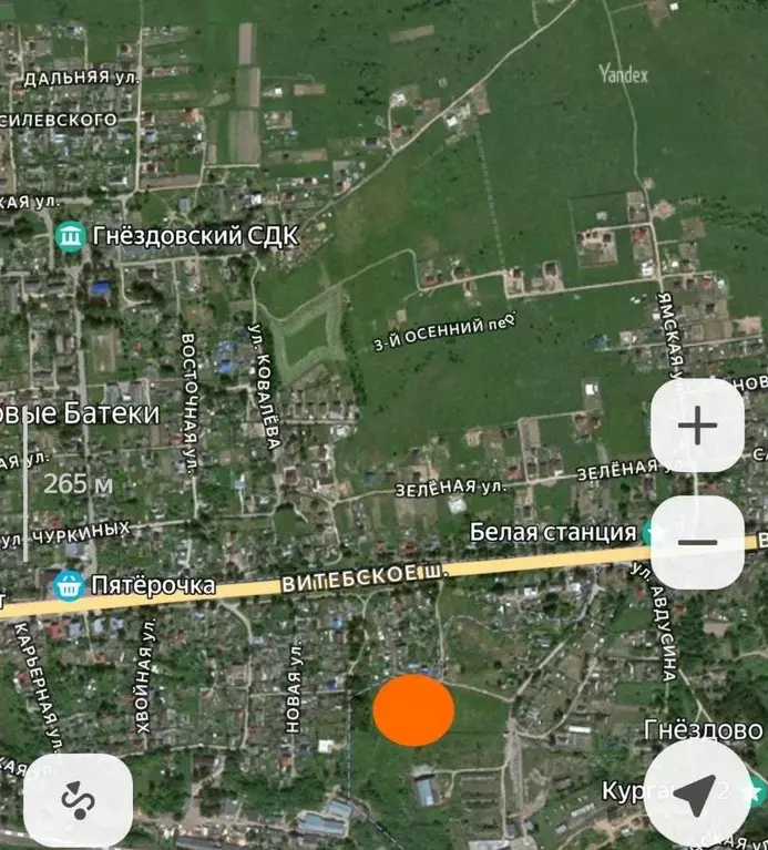 Участок в Смоленская область, Смоленский муниципальный округ, д. ... - Фото 1