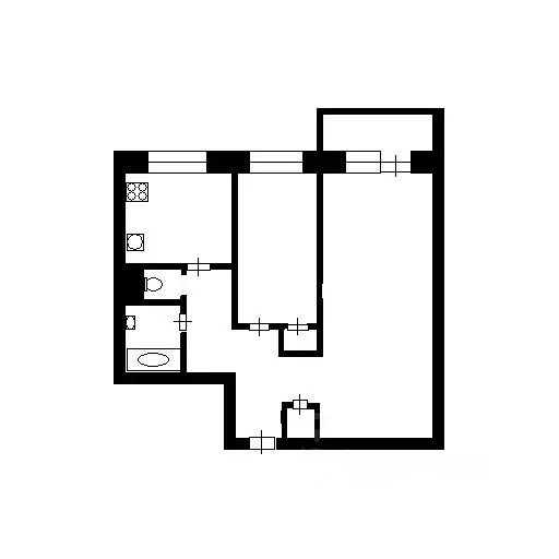 2-к кв. Москва Донбасская ул., 5 (47.0 м) - Фото 1