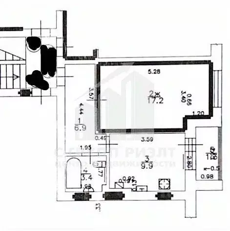 1-к кв. Калининградская область, Калининград Чкаловск мкр, ул. ... - Фото 2