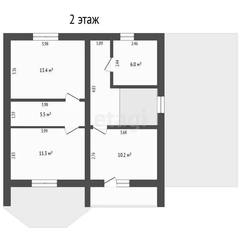 Дом в Тюмень, СНТ Тополя, 19-я улица (150.8 м) - Фото 2