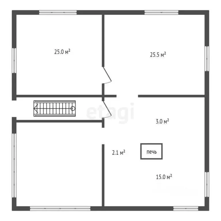 Дом в Красноярский край, Красноярск ул. Турчанинова, 19 (371 м) - Фото 2