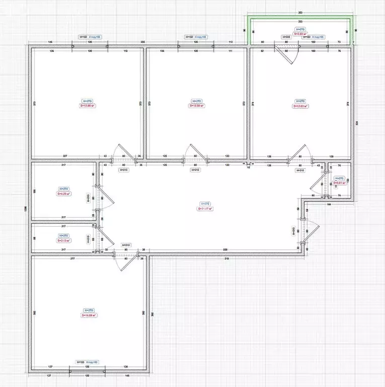 3-комнатная квартира: Казань, улица Альфии Авзаловой, 15 (81.5 м) - Фото 1