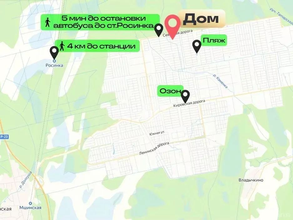 Дом в Ленинградская область, Лужский район, Мшинское с/пос, Мшинская ... - Фото 2