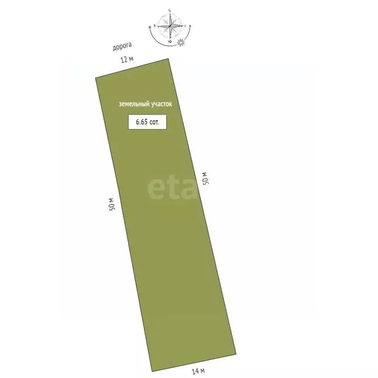 Участок в Свердловская область, Талица Васильковая ул., 10 (6.6 сот.) - Фото 0