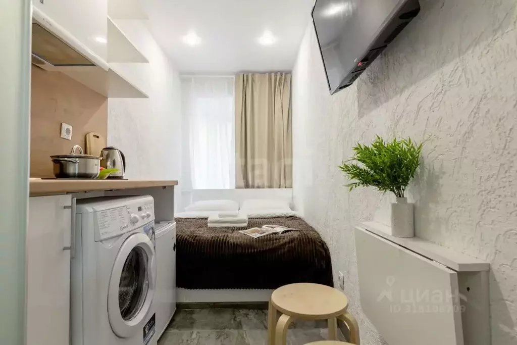 Студия Санкт-Петербург ул. Ленина, 28 (10.3 м) - Фото 1