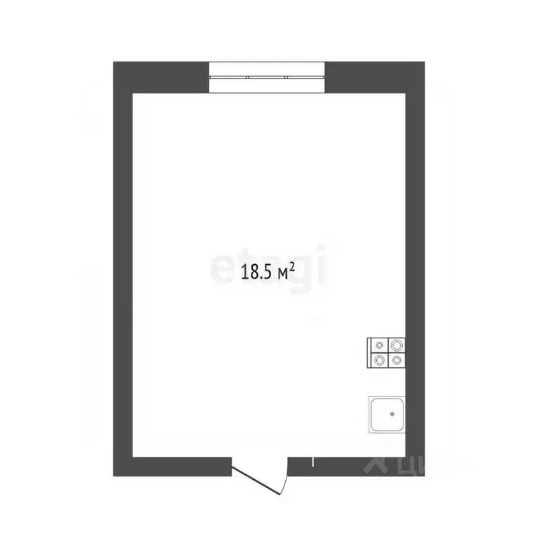 Комната Тюменская область, Тюмень Одесская ул., 20 (18.0 м) - Фото 2