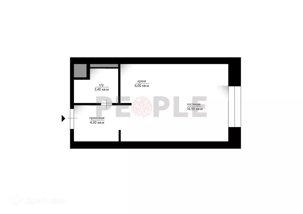 Продаётся квартира-студия, 30.19 м - Фото 1