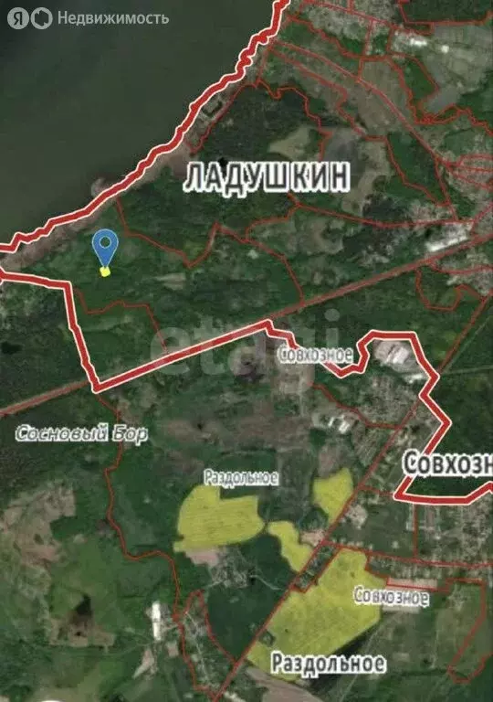 Участок в Калининградская область, Ладушкин (8.81 м) - Фото 0