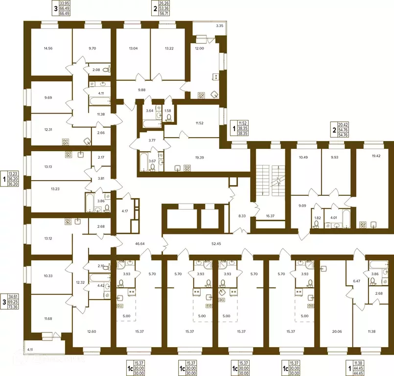 Продаётся 1-к квартира, 38.35 м - Фото 1
