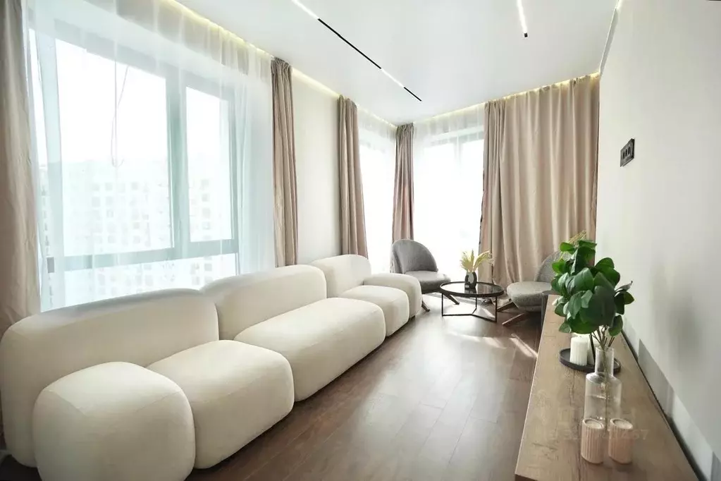 4-к кв. Москва ул. Народного Ополчения, 15К3 (93.0 м) - Фото 1