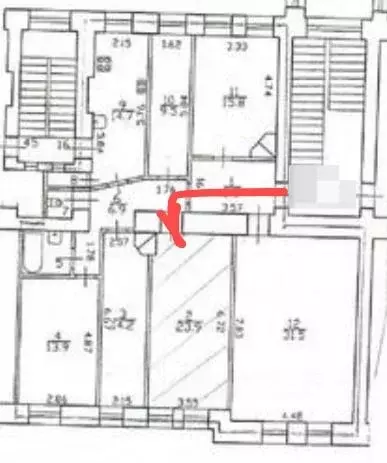 Комната Санкт-Петербург Гатчинская ул., 22 (23.9 м) - Фото 0