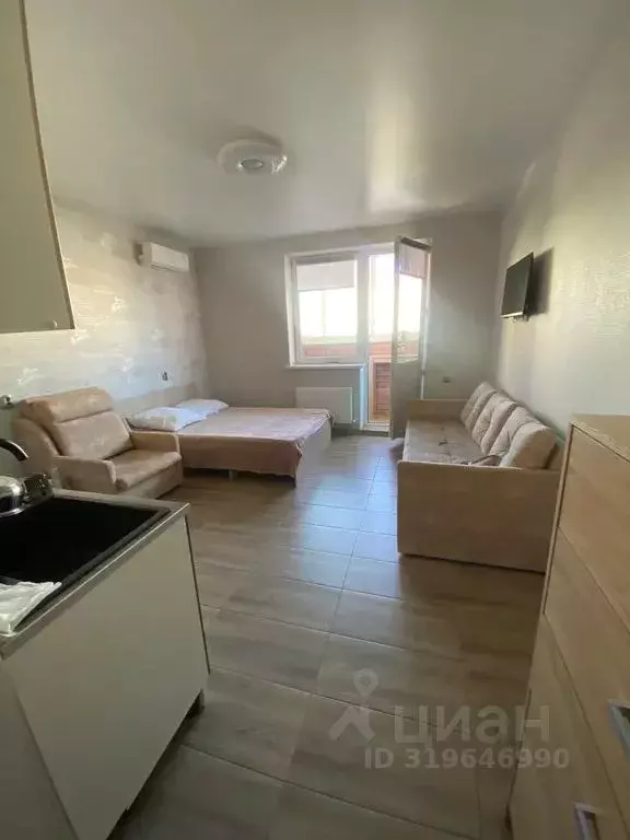 Студия Краснодарский край, Краснодар ул. Героя Владислава Посадского, ... - Фото 1