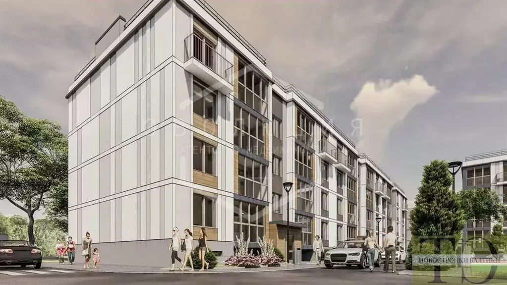 2-к кв. Калининградская область, Калининград ул. Сержанта Мишина, 81к3 ... - Фото 2